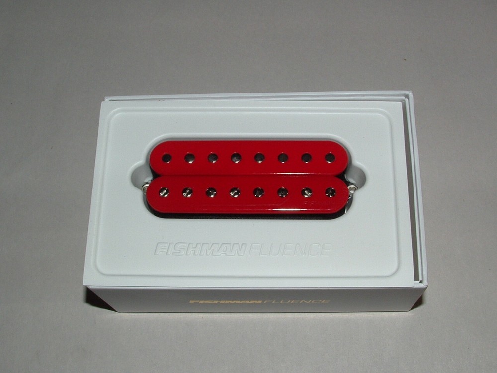 Fishman Fluence PRF-CO8-BD1 8 String Open Core Classic Bridge Pickup ( Red)