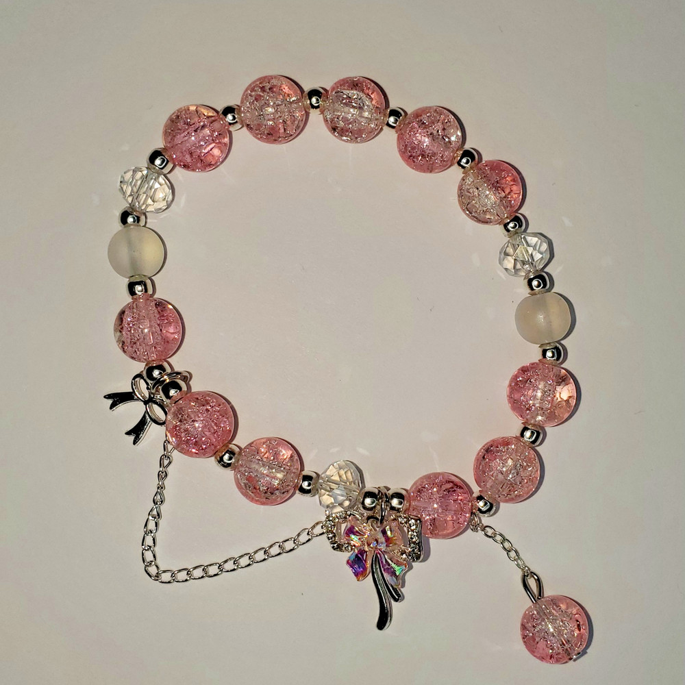 Hand crafted artisan unique gemstone bracelet