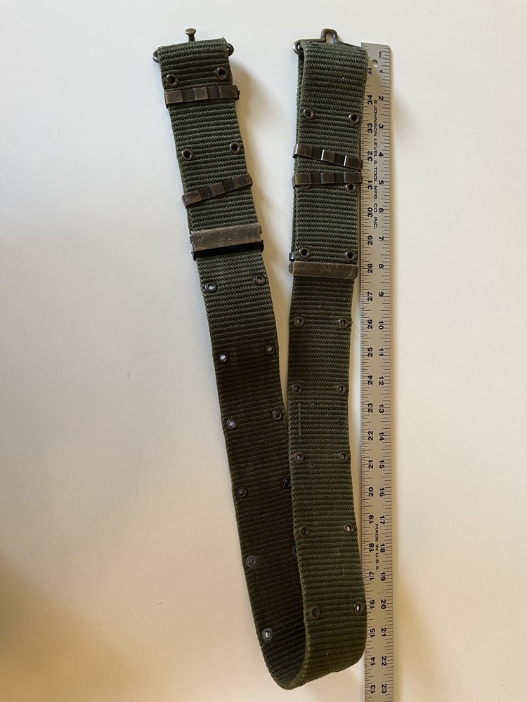 US Army Pistol Belt Olive Drab - Synthetic webbing