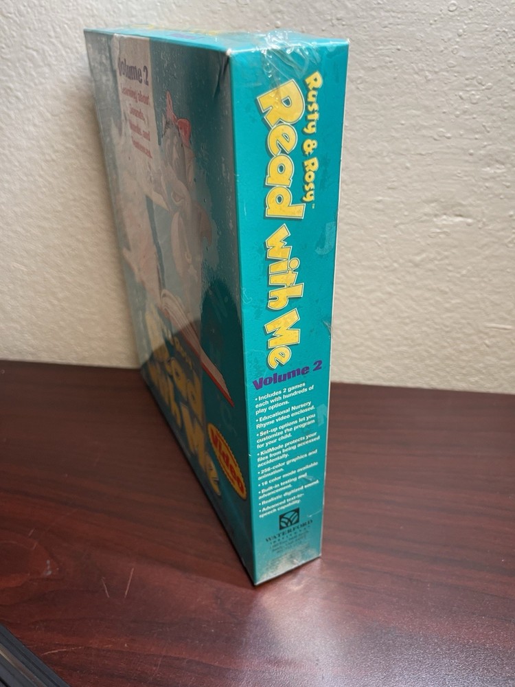 Rusty & Rosy: Read With Me, Volume 2 educational software Big Box Sealed 3.5”