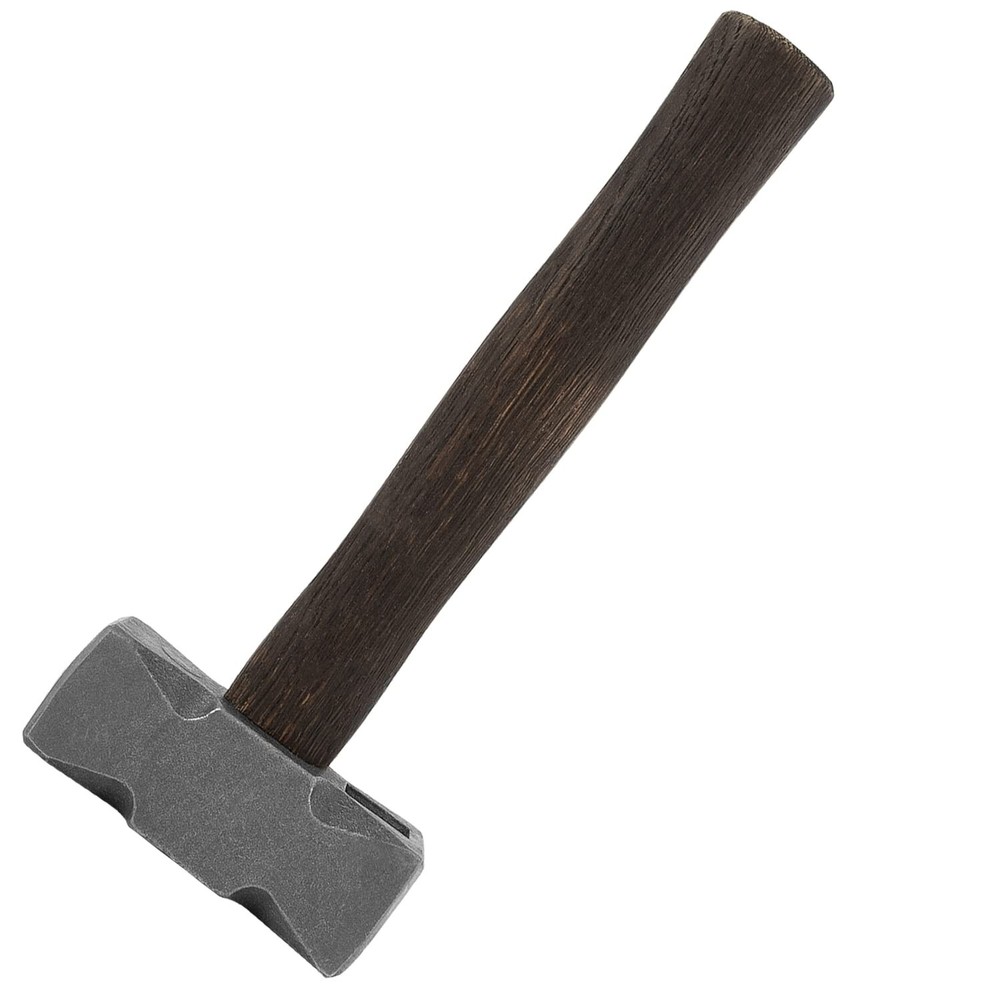 2.2lb Square Forging Hammer Bladesmithing Tool for Farrier Blacksmith Bladesmith