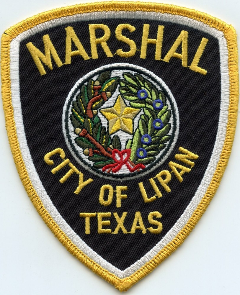 LIPAN TEXAS TX MARSHAL sheriff police PATCH