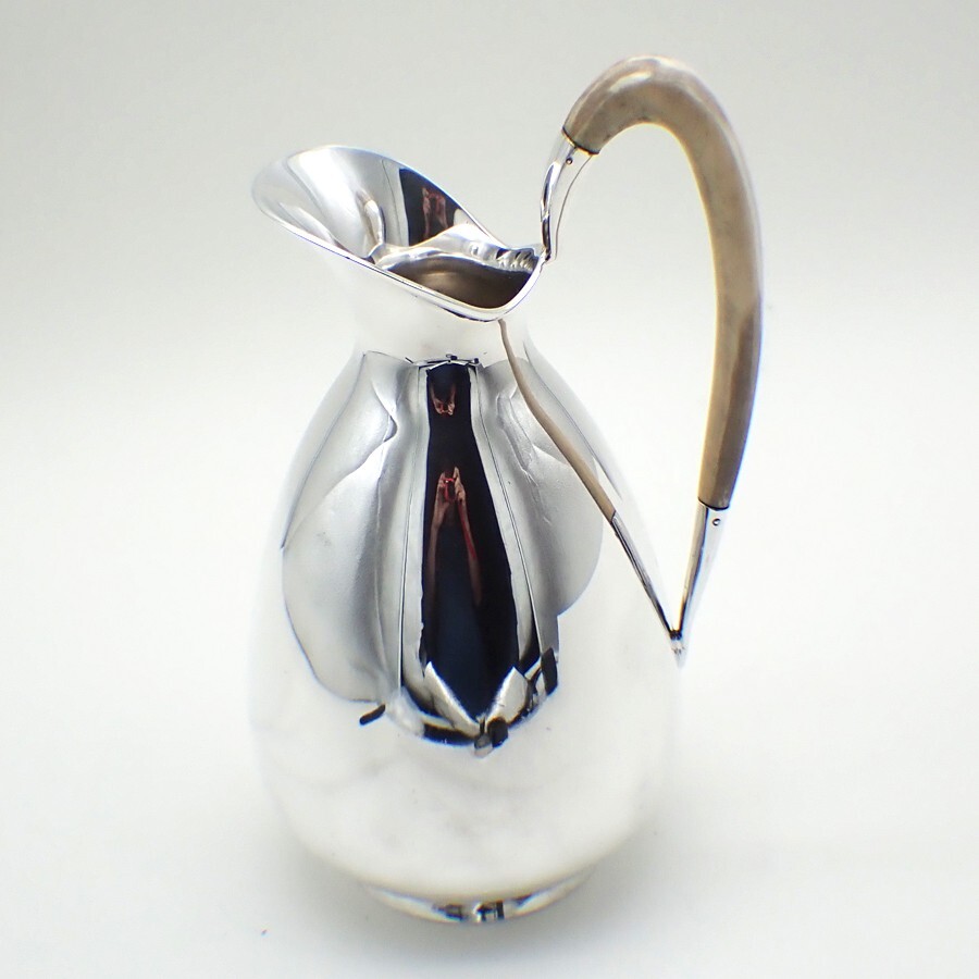 Modernist Pitcher German Sterling Silver Wilhelm Binder