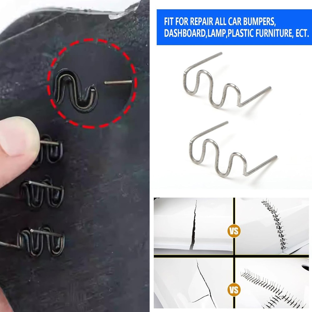 Plastic Welding Nails Assorted Shapes