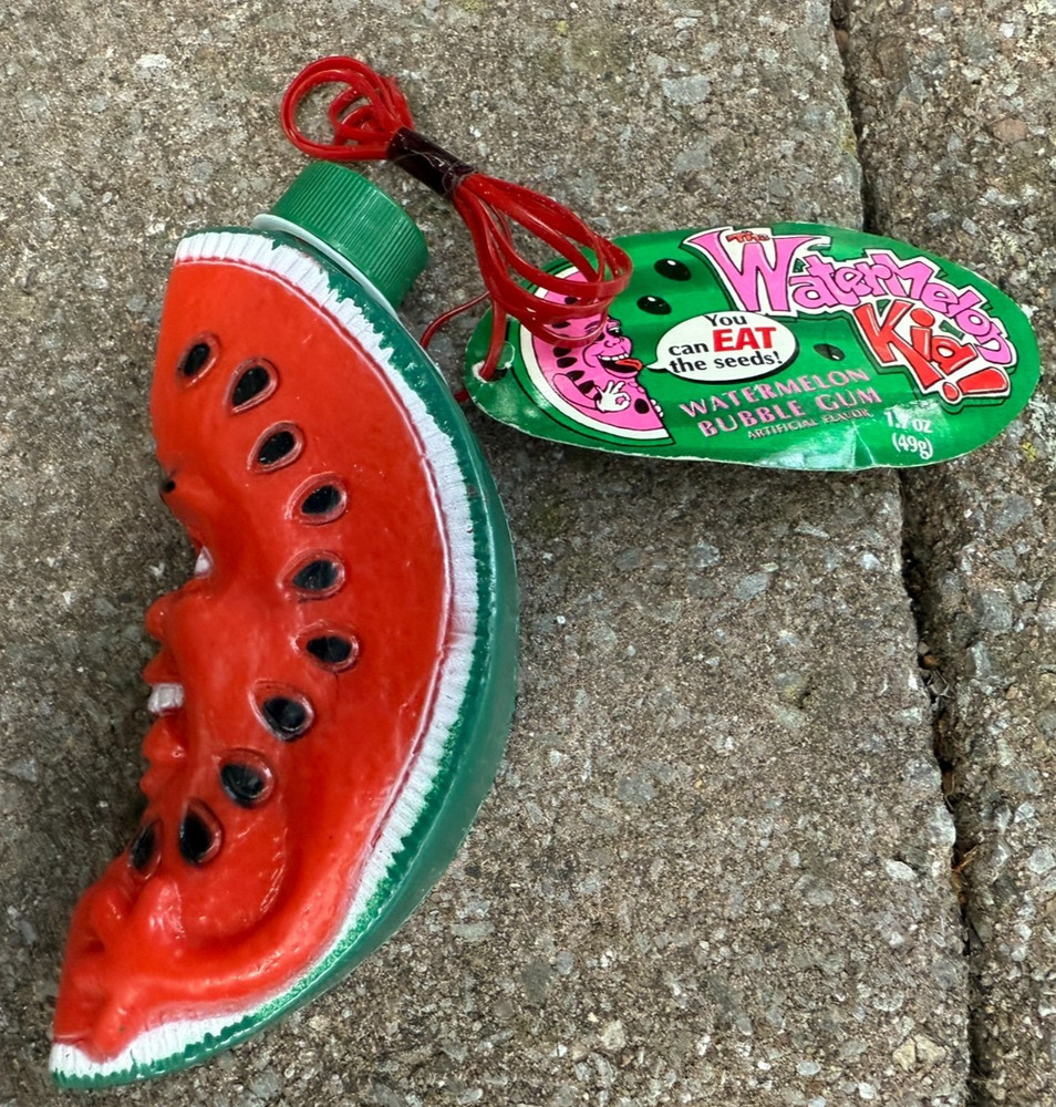 1994 Creative Confections WATERMELON KID Bubble Gum Container...Unopened