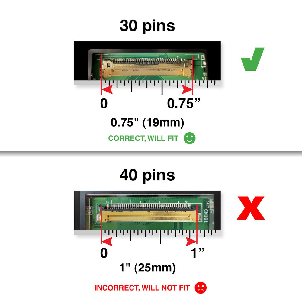 LP156WF6(SP)(B1) 30 Pins Screen Replacement LCD LED Display With Tools