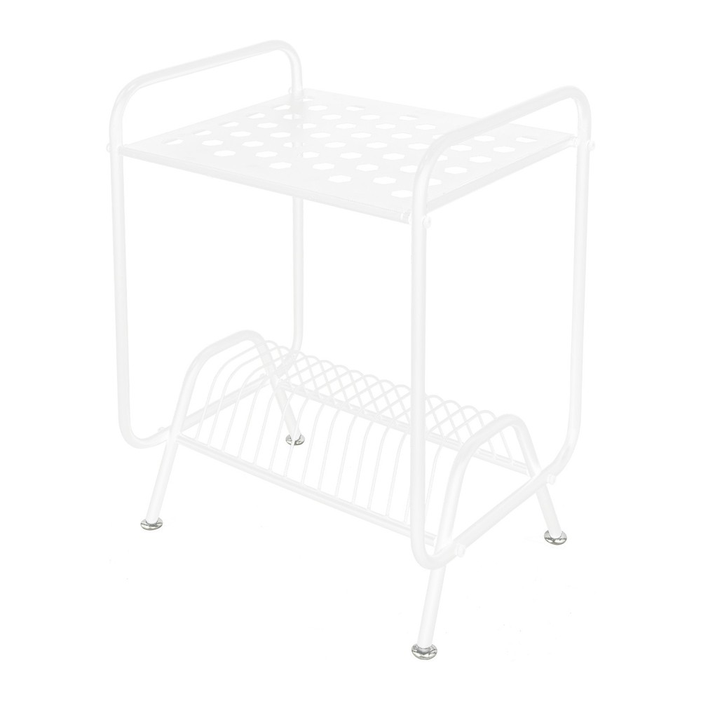 Home Retro Style Cd Storage Rack 2-layer Creative Living Room Simple Bookshelf