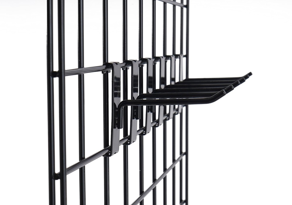 12 PC 4 Inch Gridwall Hooks Display Hooks for Grid Wall Panel Peg Hooks