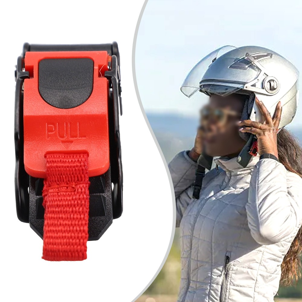 Convenient Quick Release Buckle for Easy Helmet Chin Strap Adjustments