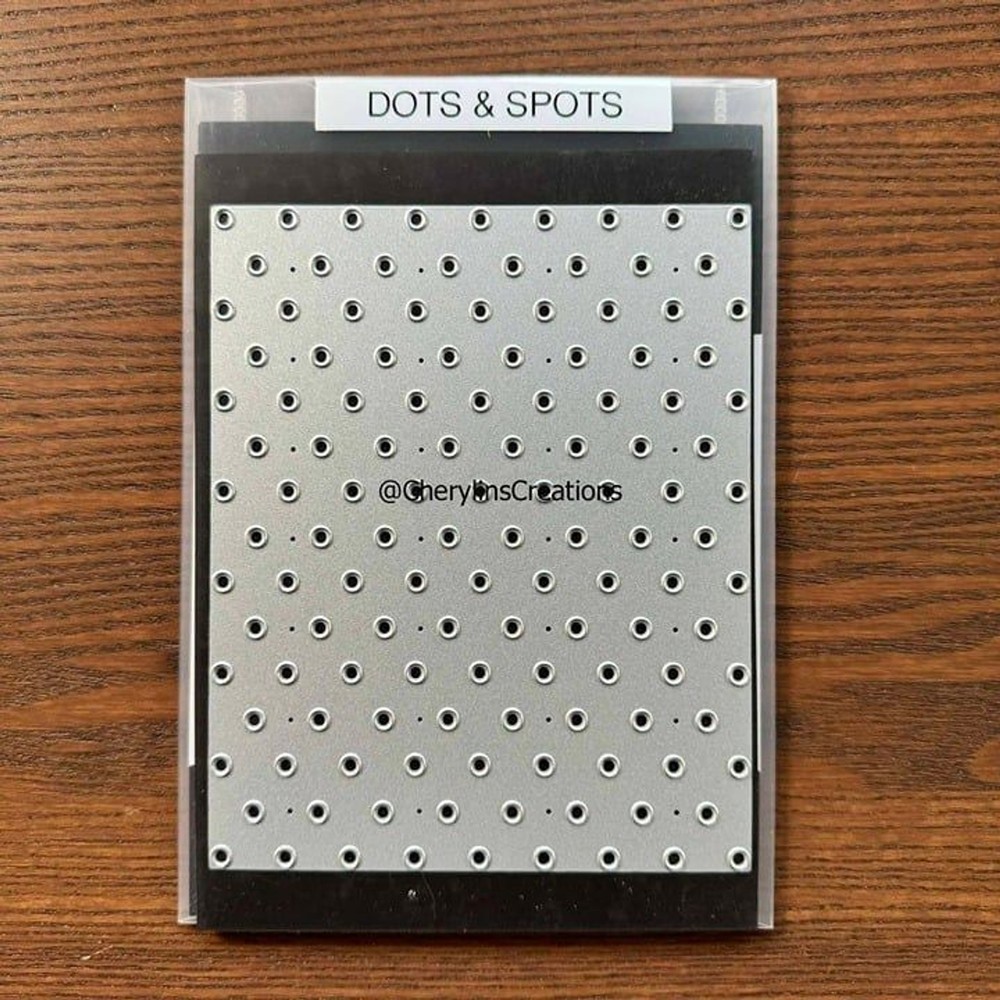 Dots & Spots Stampin Up Die EUC 159164 TEXTURE BACKGROUND
