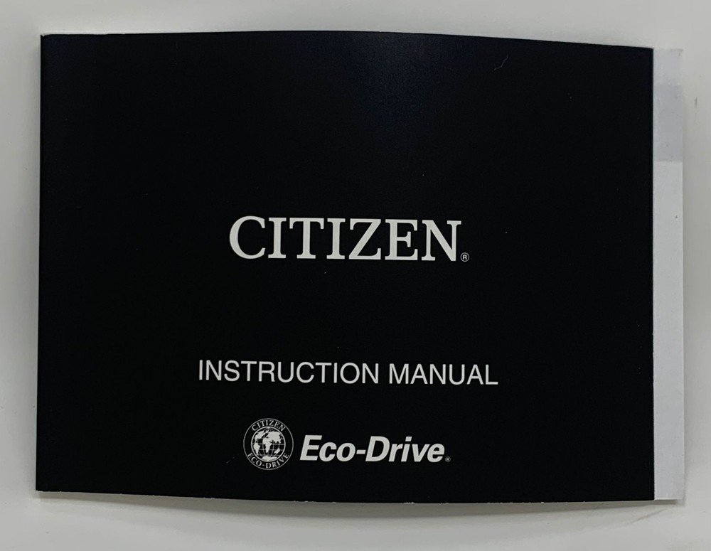 Citizen Eco-Drive Watch Instruction Guide/Manual Booklet BL5 Caliber E81/E82