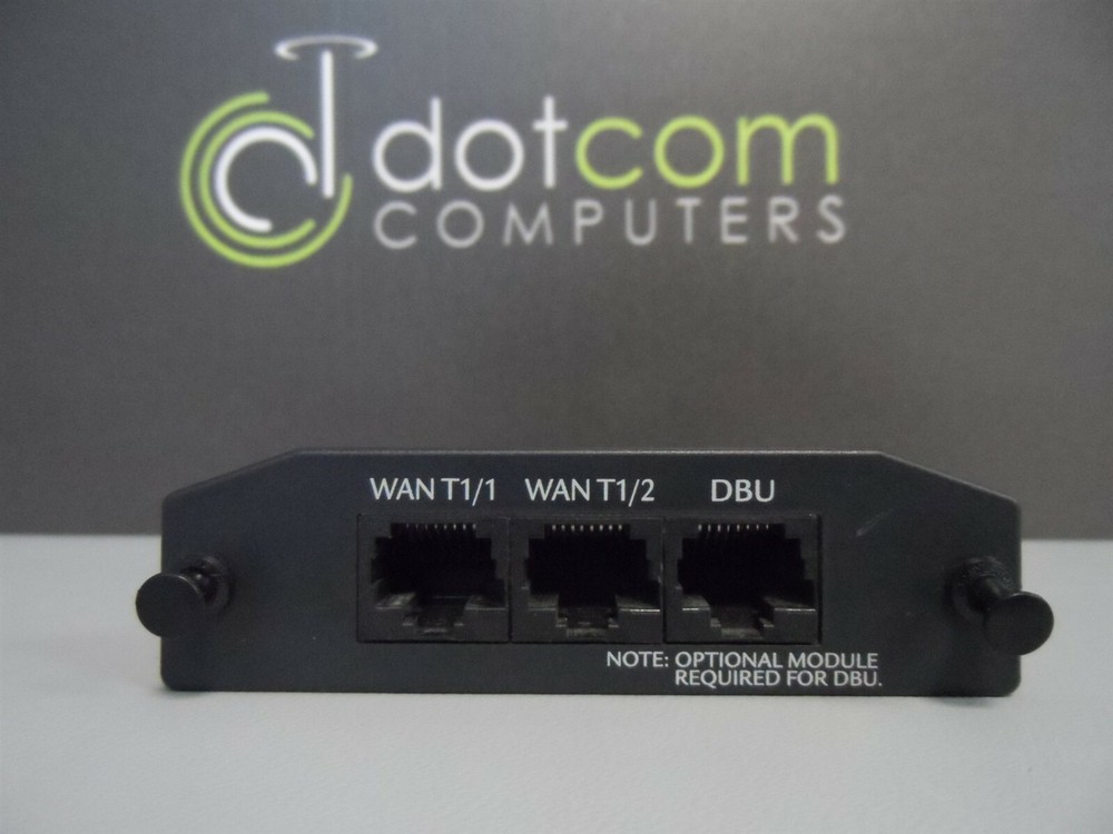 Adtran Netvanta Dual WAN-T1 DBU 1202872L1 Black Interface Module