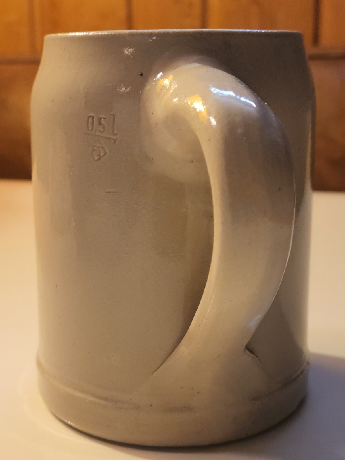 Pilsner Urquell Beer Mug - .5L vintage ceramic beer mug stein stoneware