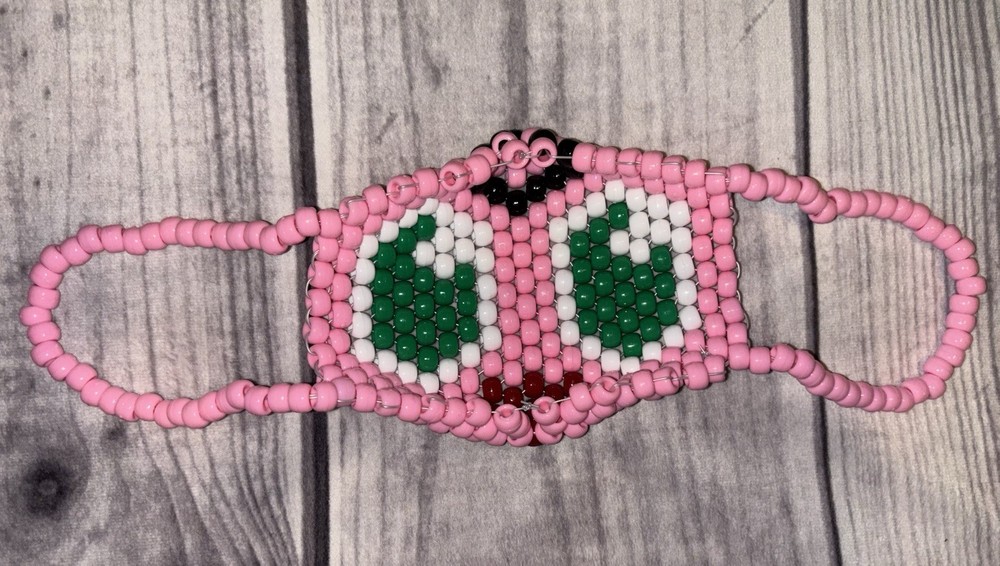 Kandi Mask Jigglypuff Handmade New