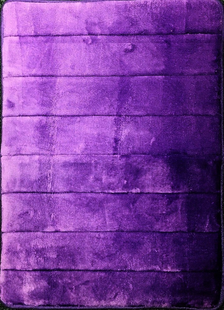 Purple Memory Foam Mat - For Kitchen or Bath - Incredibly Soft Absorbent Bath...