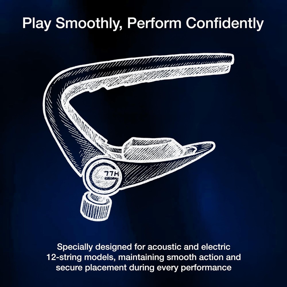 G7th Newport Capo (12 String Silver) 12 String