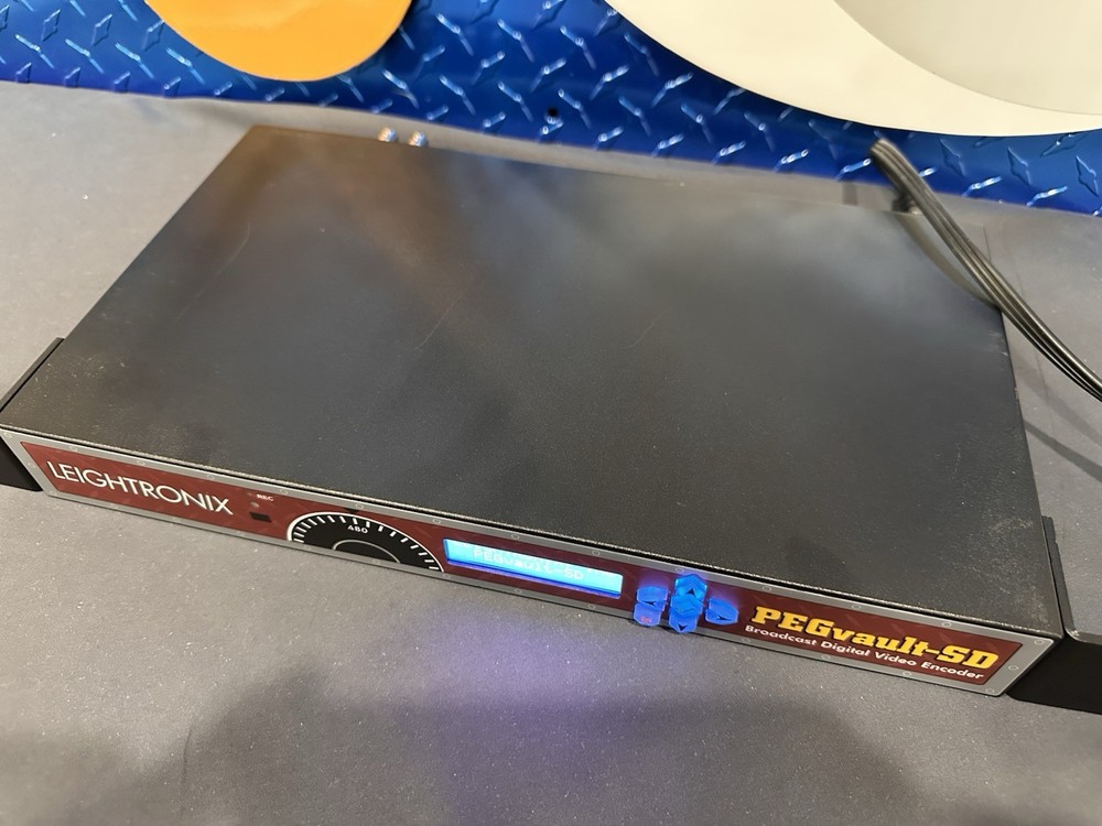 NICE Leightronix PEGVault-SD Broadcast Digital Video Encoder W/ Rack Ears