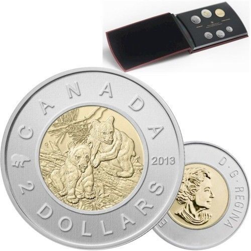 2013 $2 SPECIMEN SET THE BLACK BEAR SPECIAL EDITION