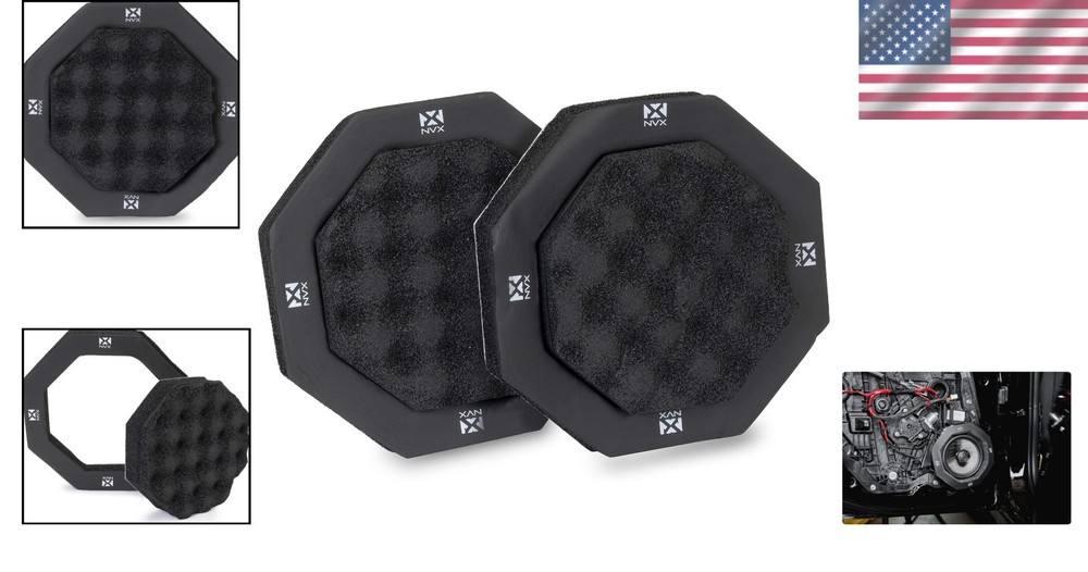 High-Density Foam Speaker Ring Kit - Waterproof 6.5” for Vibration Reduction