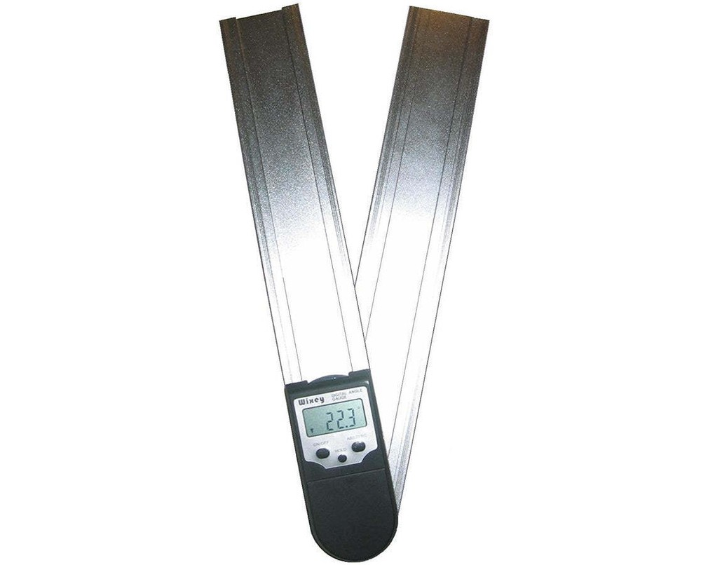 Digital Protractor Readout with Set Miter, 12 Inches