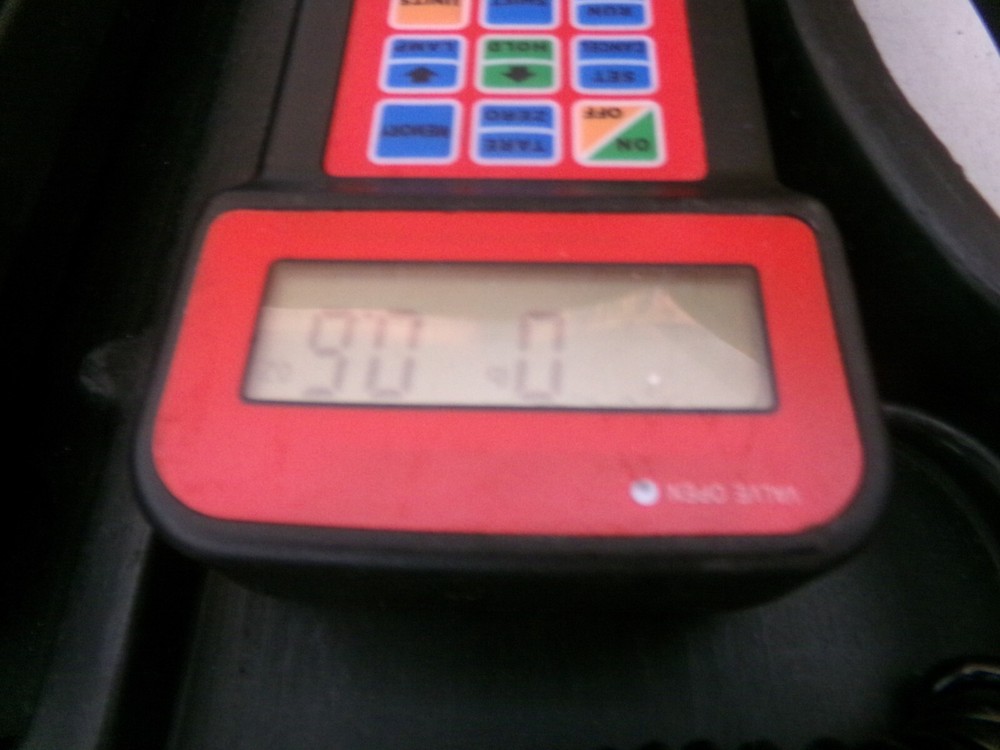 ZORO 5PWF7 PROGRAMMABLE REFRIGERANT SCALE