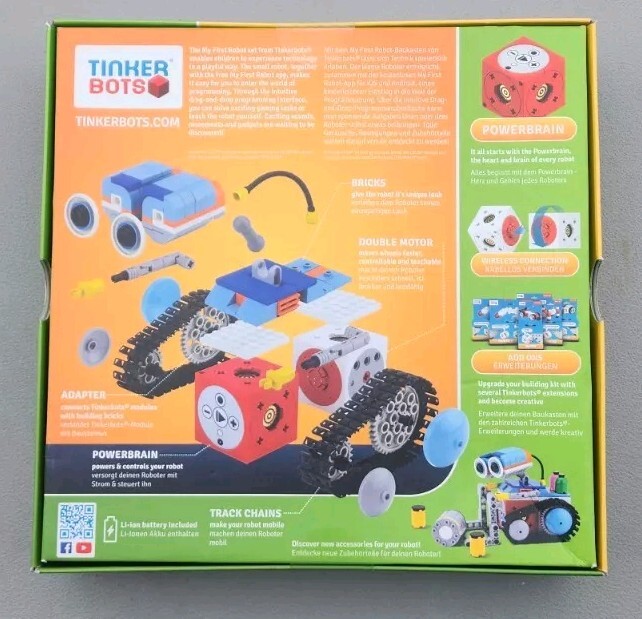 KINEMATICS Tinkerbots My first Robot Set multi-colored modular system