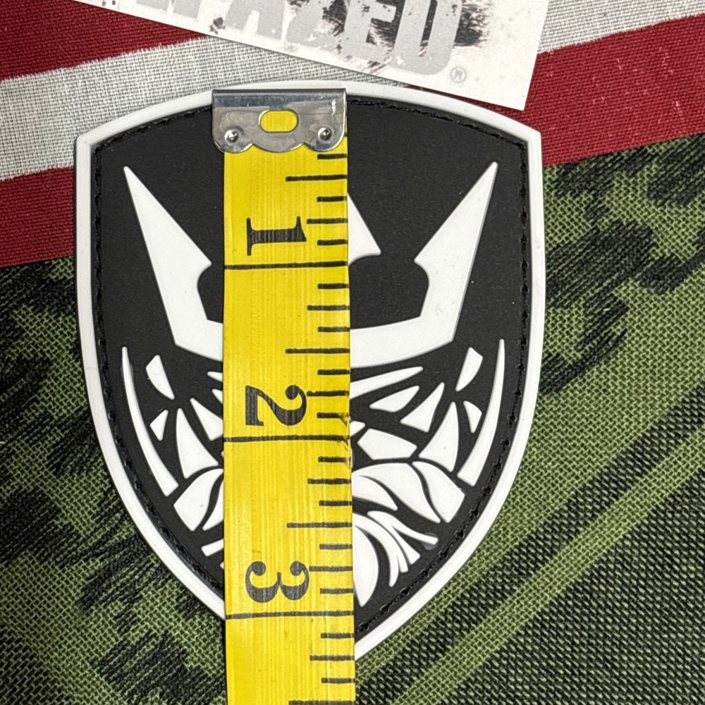 PvC 3D Odin Viking Morale Tactical Hook & Loop Patch Glows In The Dark