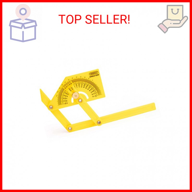 General Tools 29 Plastic Protractor and Angle Finder, Outside, Inside, Sloped An