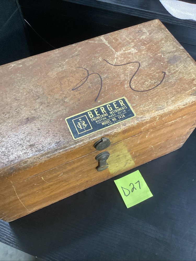 Vintage C.L. Berger Transit Engineering Instrument Model 143A