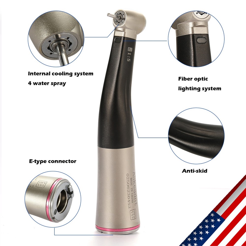 Dental Automatic Handpiece Maintenance Lubrication System / 1:5 LED Contra Angle