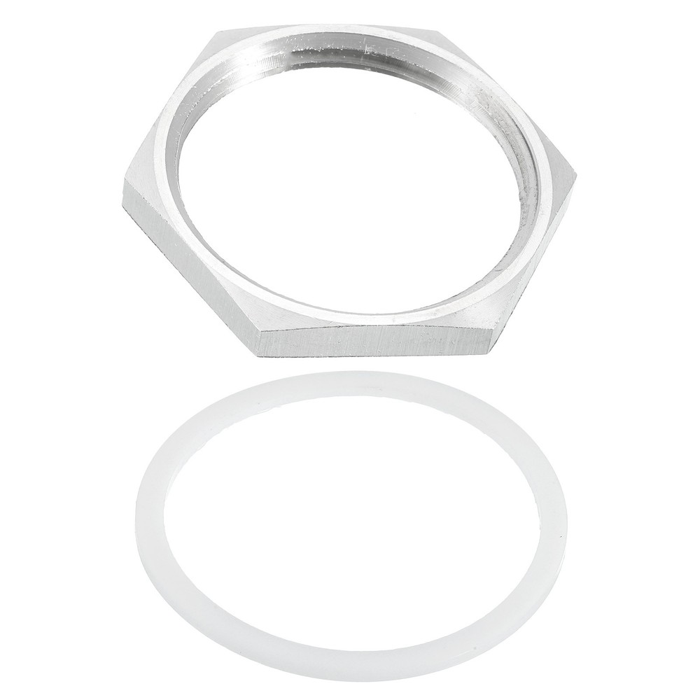 Cast Pipe Fitting Hex Locknut with Washer NPT 1-1/4", 1.77" OD