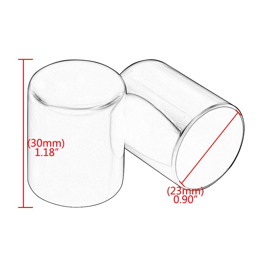 2x Chrome Docking Hardware Point Cover Kit For Harley Softail Dyna Touring Glide
