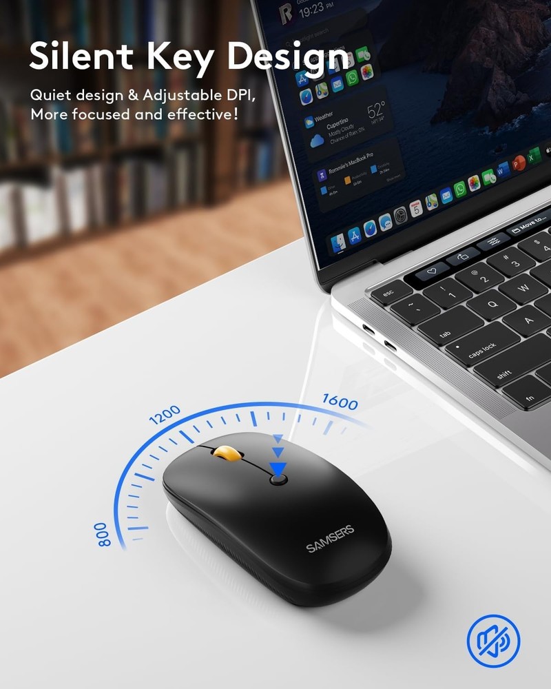 Foldable Keyboard and Mouse, Samsers KM08 Folding Bluetooth Keyboard Mouse Combo