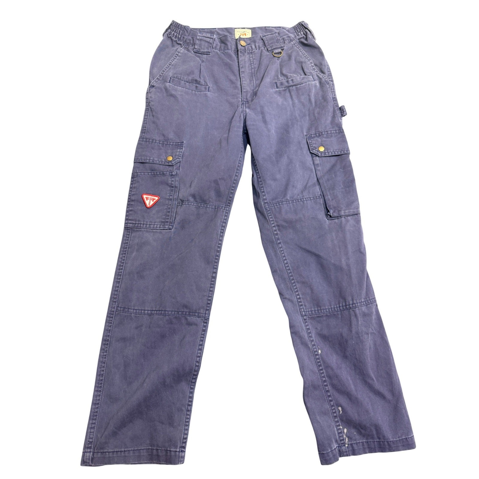 TICOMELA Flame Resistant Cargo Pants Mens (30x30) Blue FR NFPA 2112 CAT2