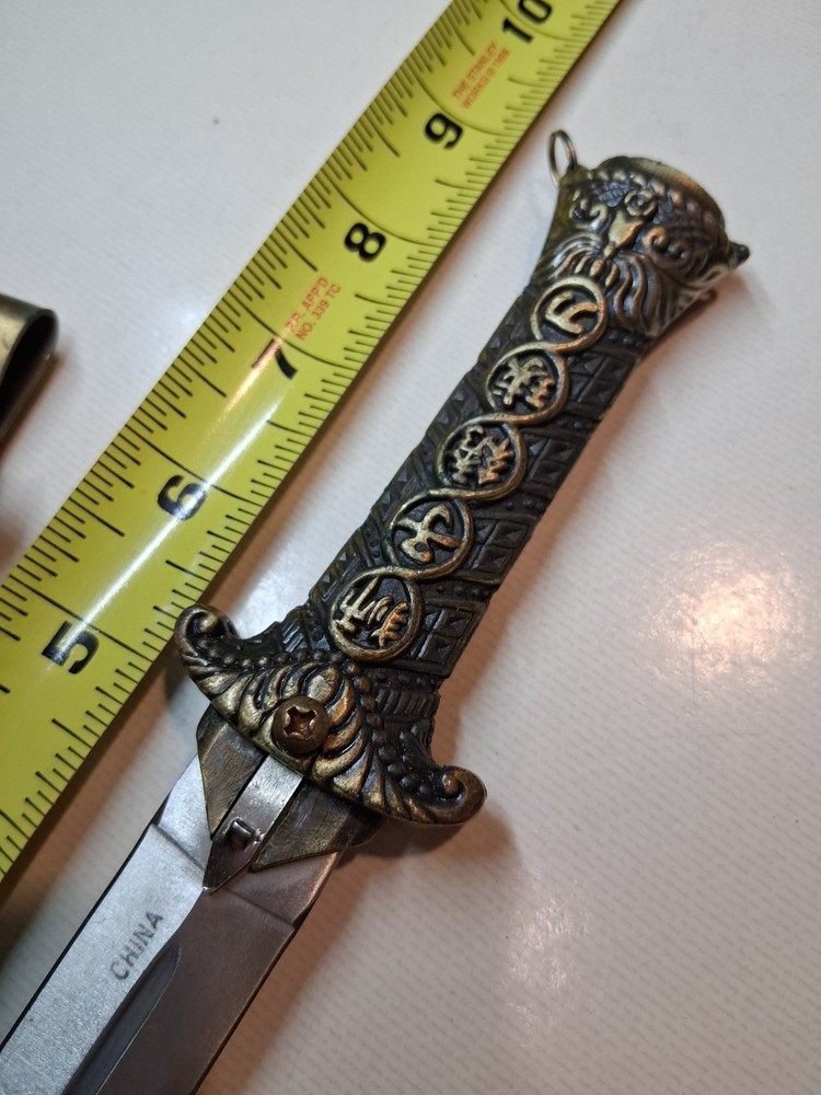 Blue dragon Athame dagger knife