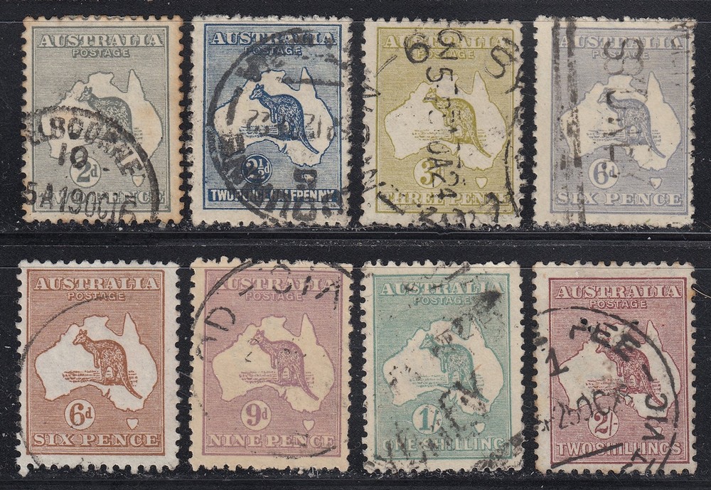 Australia #45-52 Used