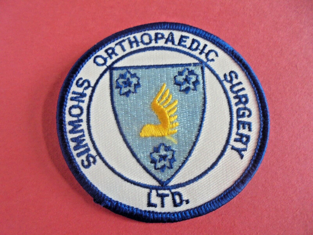 Simmons Orthopaedic Surgery LTD. Unused Cloth Patch