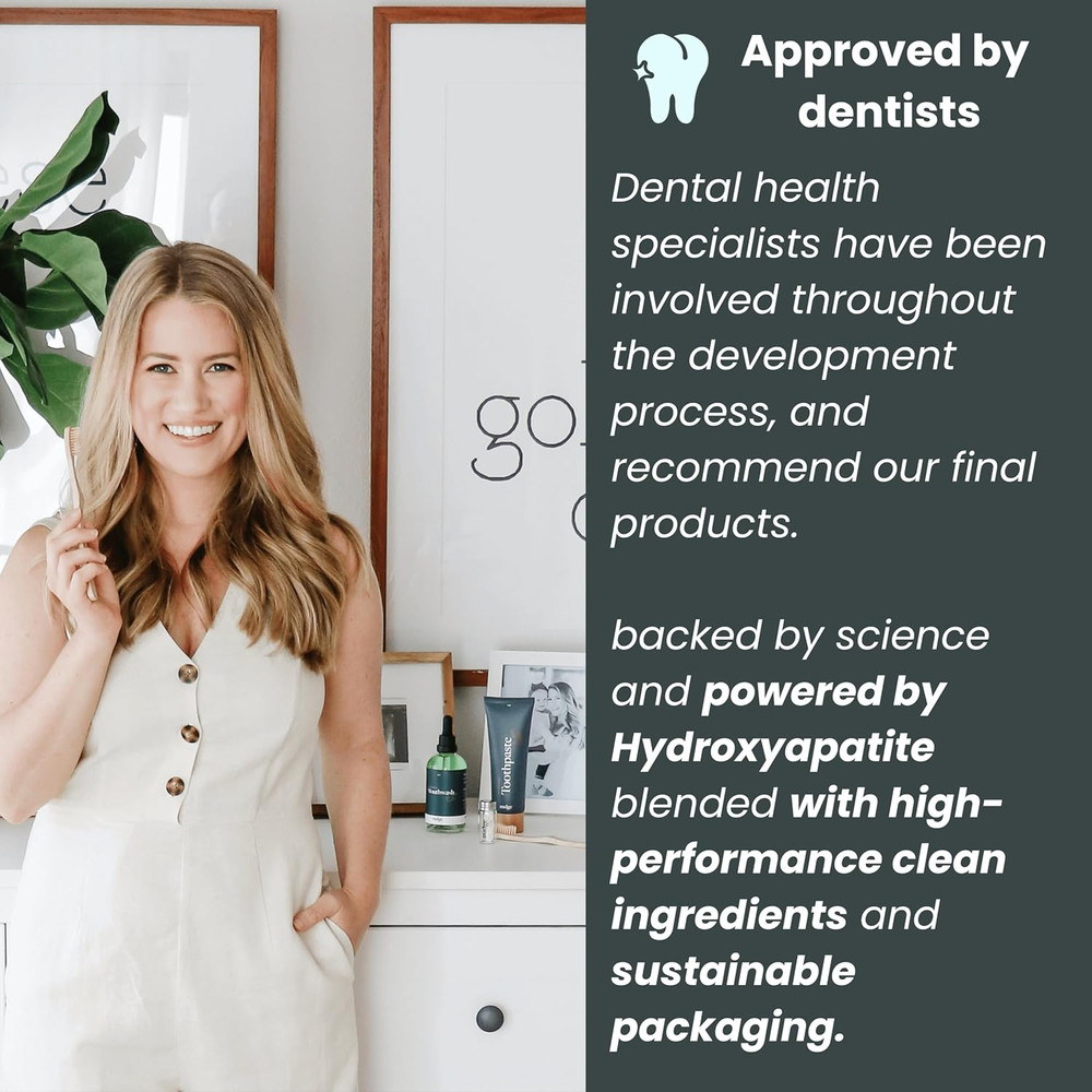 Nudge 10% Nano Hydroxyapatite Toothpaste, Remin+ Formula with Vitamin E, Fluorid
