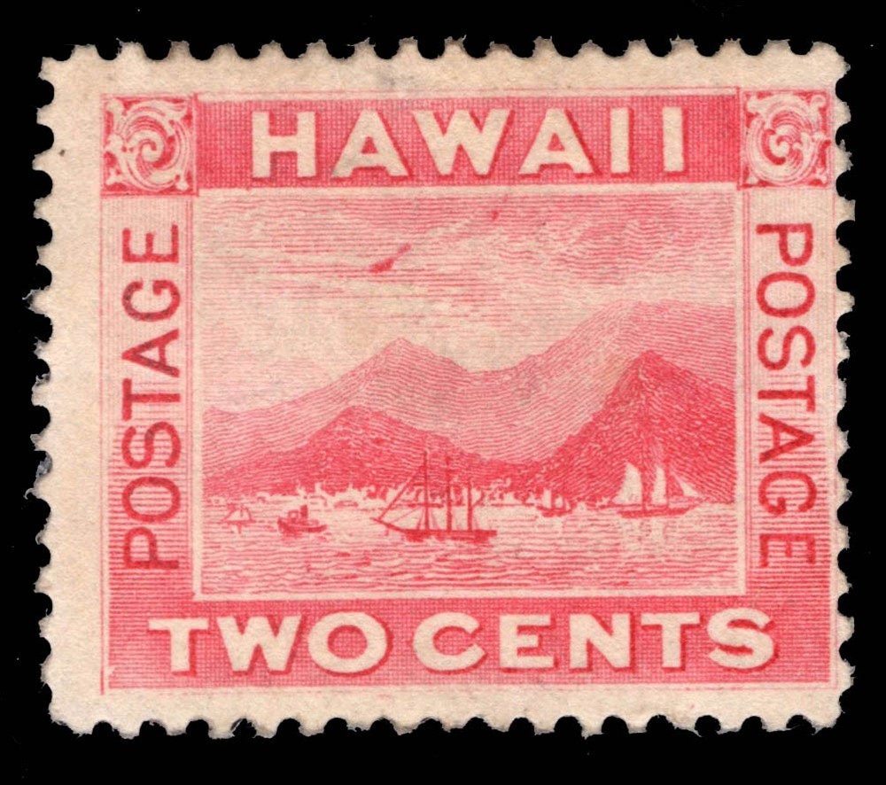 MOMEN: HAWAII US STAMPS #81 FLYING GOOSE MINT OG LH LOT #97635*