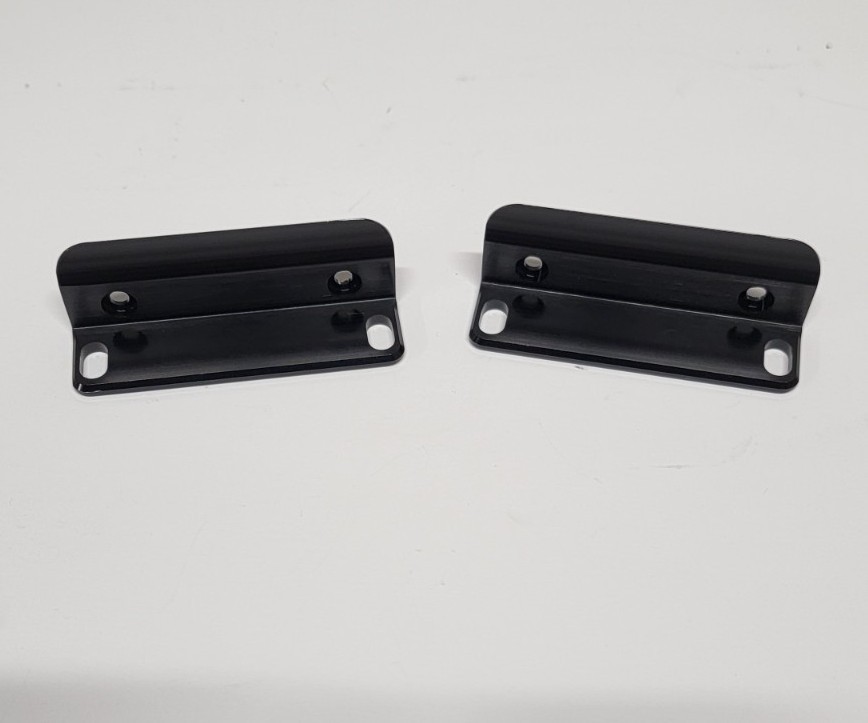 RACK MOUNT EAR BRACKETS 2U/NEW WITH SCREWS