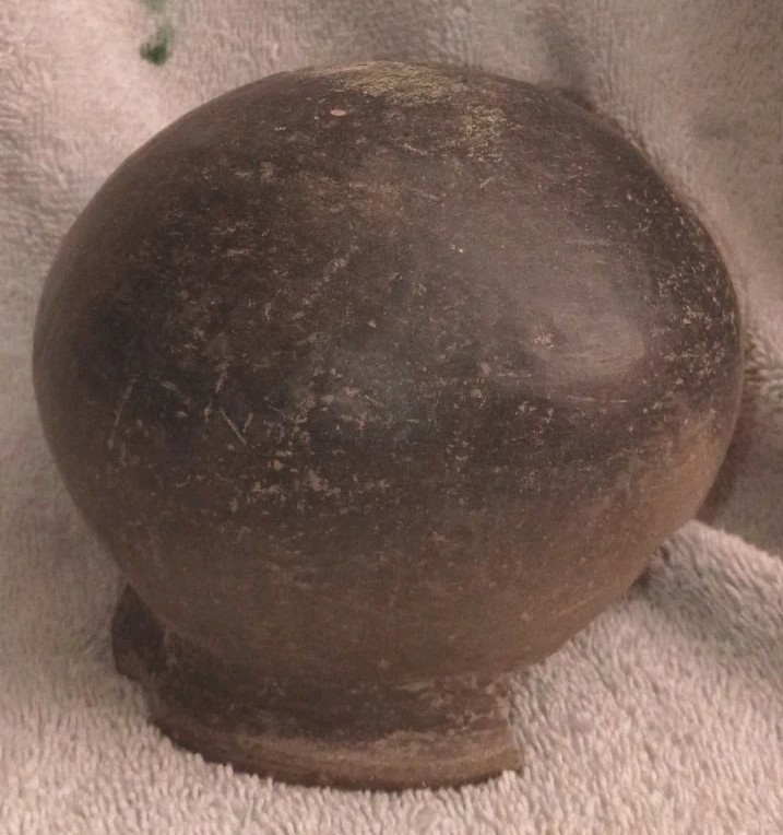 Great Antique Ancestral Pueblo Jar Pottery Bowl