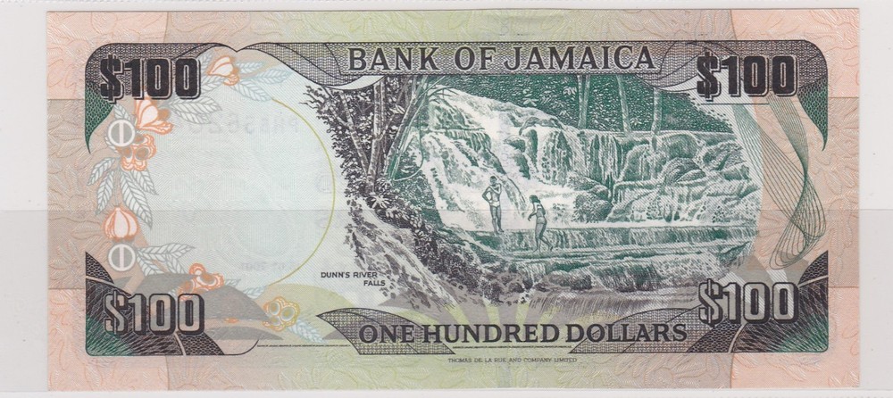 Jamaica 100 Dollars 2001 P-80a UNC