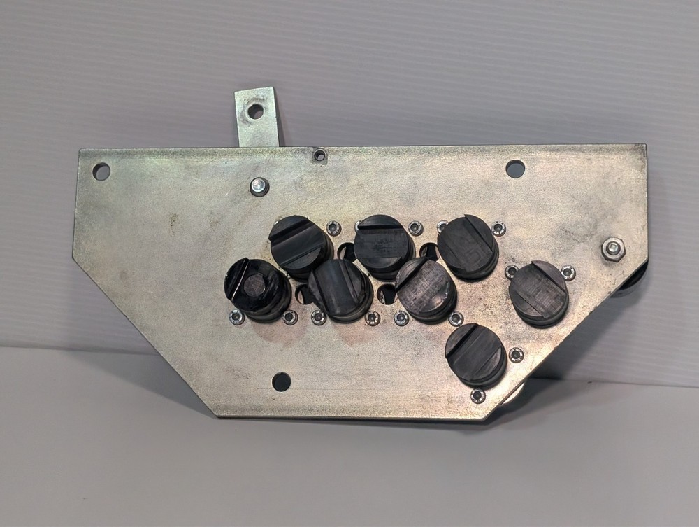 Endplate, 9-roller assembly, Streamfeeder SureFeed Bell Howell Pitney Bowes Bowe