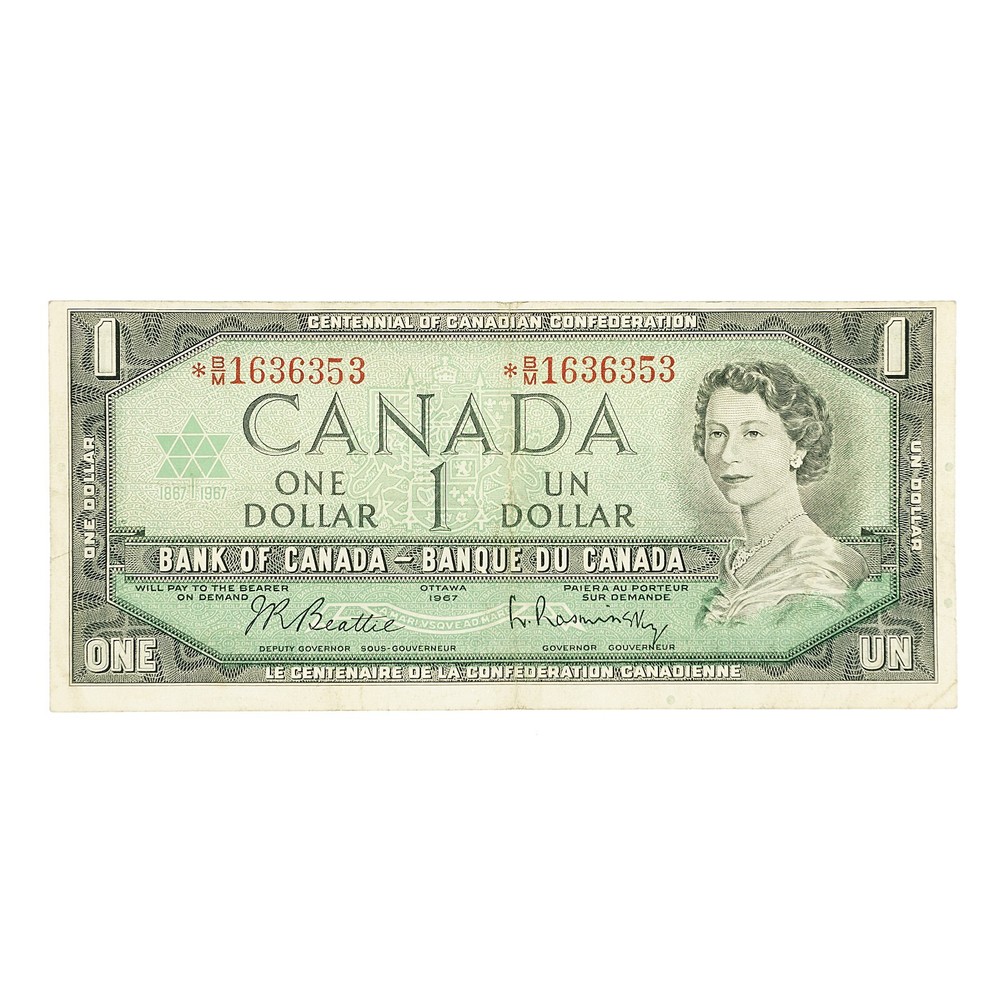Canada 1 Dollar Replacement 1967 VF