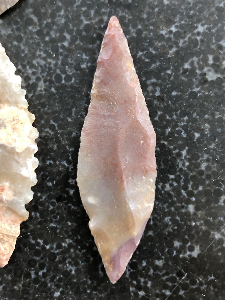 Very Rare Thin Finest Western Sahara 4 Neolithic Translucent Points Pristine A+