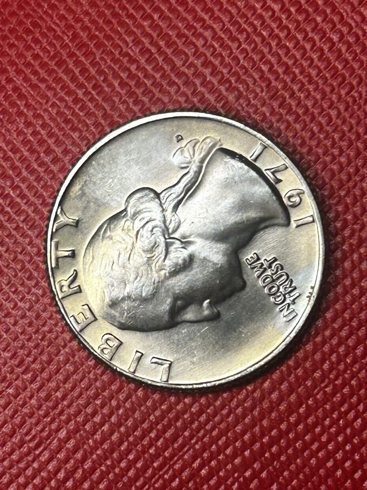 1971 D Washington Quarter Perfect Example Prooflike Brilliant Uncirculated #A237
