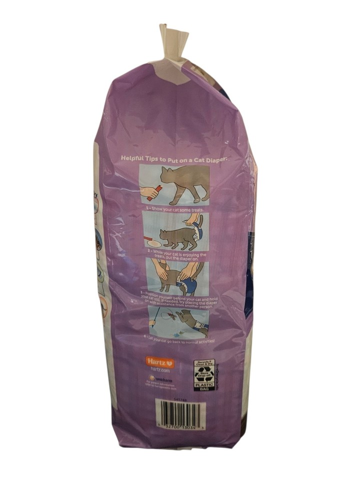 Hartz Comfitables Cat Diapers Size M/Medium 16 Count