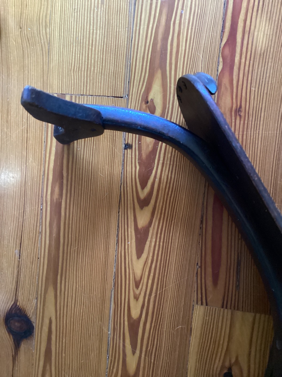 Antique Thonet Bentwood Shoe Fitting Stool, Brown, 25x12.5x15.5"