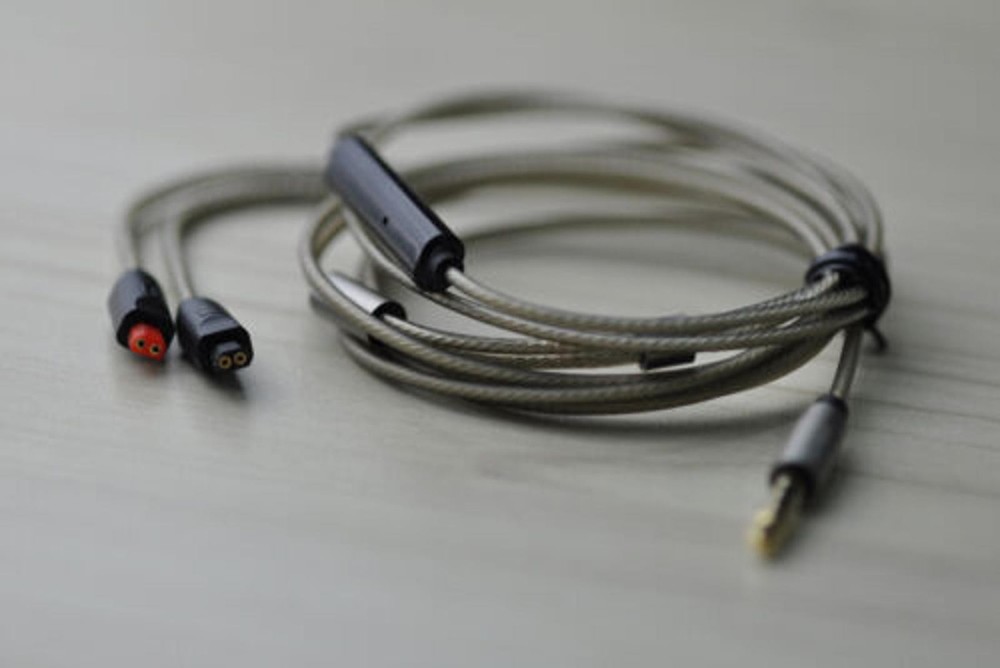 ATH-IM50 IM70 Remote Mic For Audio Technica Replacement Audio Silver Cable G