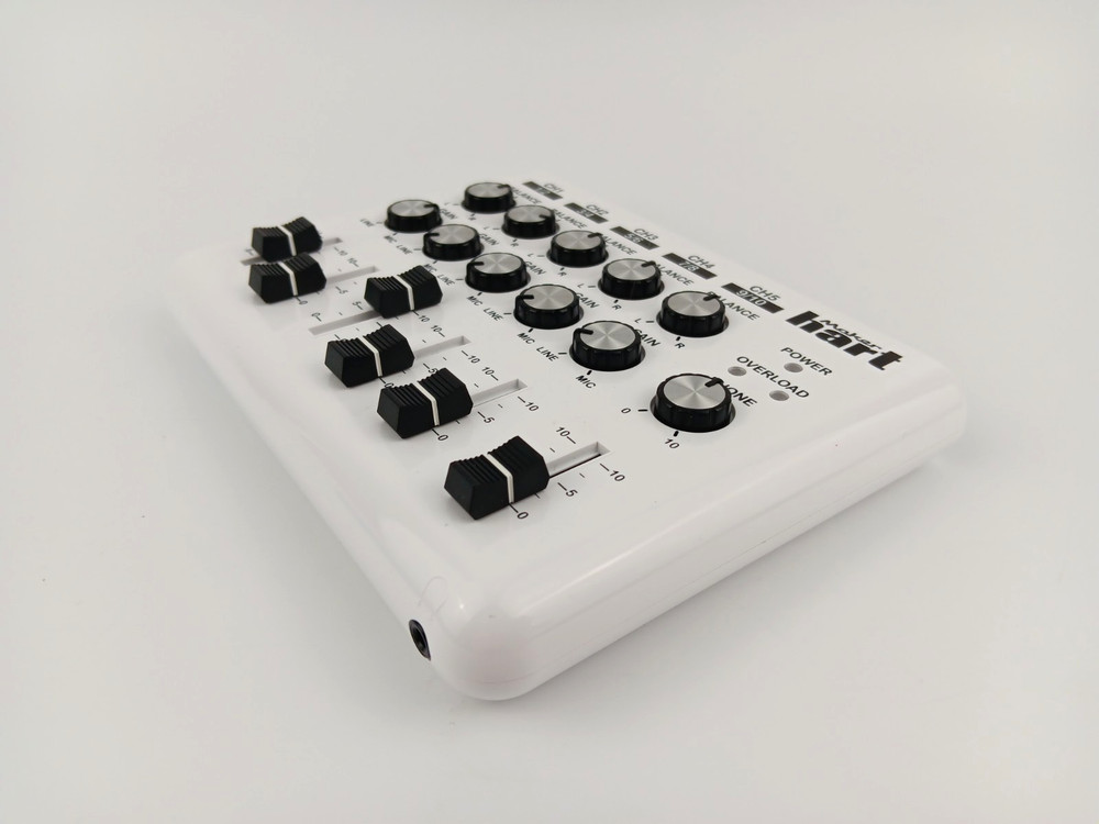 Maker Hart LOOP MIXER Portable Audio Mixer with 5 Channel Stereo Inputs